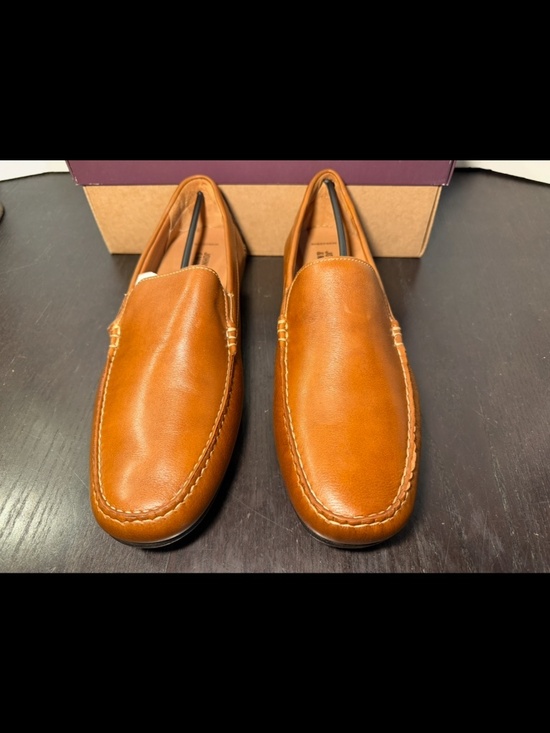 Johnston & Murphy Cort Moc Venetian Driving Loafers Shoes Mens Tan 11M main image 8